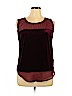 Assorted Brands Burgundy Short Sleeve Blouse Size XL - photo 1