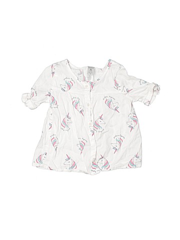 Carter's Short Sleeve Button-Down Shirt (view 1)