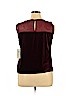 Assorted Brands Burgundy Short Sleeve Blouse Size XL - photo 2