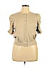 August Silk Tan Short Sleeve Top Size XL - photo 1
