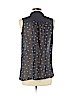 Tutta Bella 100% Polyester Blue Sleeveless Blouse Size L - photo 2