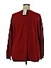 Croft & Barrow Plus 100% Cotton Red Cardigan Size 3X - photo 2