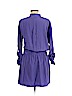 Diane von Furstenberg 100% Silk Purple Casual Dress Size 8 - photo 2