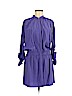 Diane von Furstenberg 100% Silk Purple Casual Dress Size 8 - photo 1