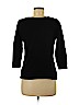 Lauren by Ralph Lauren 100% Cotton Black Pullover Sweater Size M (petite) - photo 2