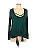 No Boundaries Green Long Sleeve Top Size XXL - photo 1