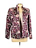 Linda Allard Ellen Tracy Purple Blazer Size 10 - photo 1