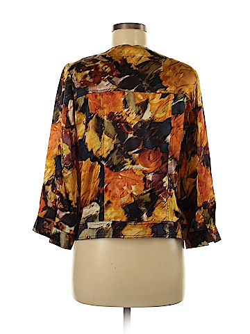 Pendleton 3/4 Sleeve Silk Top (view 2)