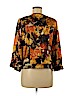 Pendleton 100% Silk Yellow 3/4 Sleeve Silk Top Size M - photo 2