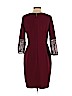 Karl Lagerfeld Paris Burgundy Casual Dress Size 4 - photo 2