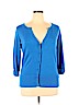 Assorted Brands Blue Cardigan Size 1X - photo 1