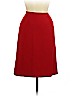 Le Suit 100% Polyester Red Casual Skirt Size 8 (petite) - photo 1