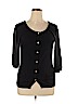 Juicy Couture 100% Cotton Black Cardigan Size L - photo 1