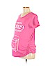 Assorted Brands Pink Short Sleeve T-Shirt Size M - photo 1