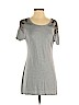 Romeo & Juliet Couture Gray Short Sleeve Top Size S - photo 1