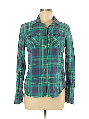 American Eagle Outfitters Long Sleeve Button-Down Shirt (view 1)