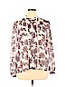 1.State 100% Polyester White Long Sleeve Blouse Size XL - photo 1