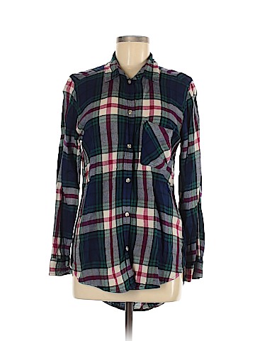American Eagle Outfitters Long Sleeve Button-Down Shirt (view 1)