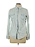 SO 100% Cotton Blue Long Sleeve Button-Down Shirt Size L - photo 1