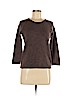 James Perse 100% Cashmere Brown Cashmere Pullover Sweater Size Med (2) - photo 1