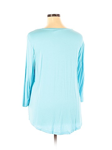 JM Collection 3/4 Sleeve Top (view 2)