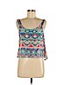 Full Tilt 100% Rayon Teal Sleeveless Blouse Size M - photo 1