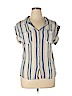 Thread & Supply Ivory Short Sleeve Button-Down Shirt Size XL - photo 1