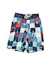 Quiksilver 100% Polyester Print Blue Board Shorts Size 6 - photo 1