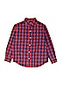 Janie and Jack 100% Cotton Red Long Sleeve Button-Down Shirt Size 5 - photo 1