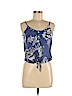Charlotte Russe 100% Rayon Blue Sleeveless Blouse Size M - photo 1