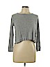 David Lerner Gray Sweatshirt Size M - photo 1