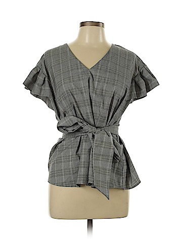 Worthington Short Sleeve Blouse (view 1)