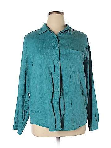 Kleen Long Sleeve Silk Top (view 1)
