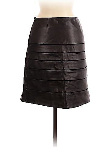 Diane von Furstenberg Leather Skirt (view 2)
