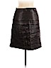 Diane von Furstenberg 100% Leather Brown Leather Skirt Size 6 - photo 2