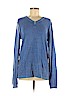 Autumn Cashmere 100% Cashmere Blue Cashmere Pullover Sweater Size M - photo 1