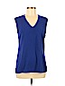 Vince Camuto Blue Sleeveless Blouse Size S - photo 1