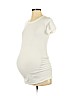 Old Navy - Maternity White Short Sleeve T-Shirt Size S - photo 1
