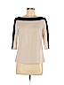 H&M Tan 3/4 Sleeve Blouse Size 6 - photo 1