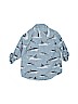 Baby Gap Print Blue Long Sleeve Button-Down Shirt Size 4 - photo 2