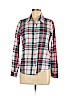 SO 100% Cotton Red Long Sleeve Button-Down Shirt Size M - photo 1