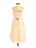 Lavender Label by Vera Wang 100% Silk Tan Cocktail Dress Size 2 - photo 1
