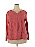 Gloria Vanderbilt 100% Cotton Pink Long Sleeve Blouse Size XXL - photo 1