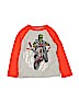 Gap Kids Graphic Color Block Gray Long Sleeve T-Shirt Size 4 - 5 - photo 1
