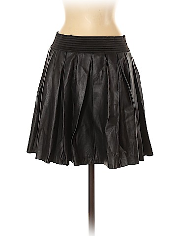 Zara Leather Skirt (view 2)