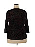 Roz & Ali Black 3/4 Sleeve Top Size 1X - photo 2
