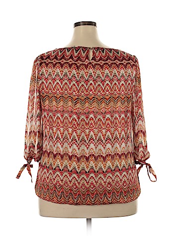 Roz & Ali 3/4 Sleeve Blouse (view 2)