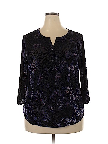 Roz & Ali 3/4 Sleeve Top (view 1)