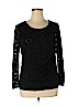 Tribal Black 3/4 Sleeve Top Size XL - photo 1