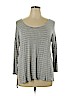Charming Charlie Gray 3/4 Sleeve Top Size XL - photo 1